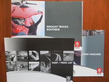 Renault Trucks Boutique: 9 merchandise folders + prijslijst beschikbaar voor biedingen