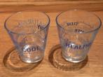 Waterglazen (2x), Glas, Glas of Glazen, Ophalen of Verzenden, Effen