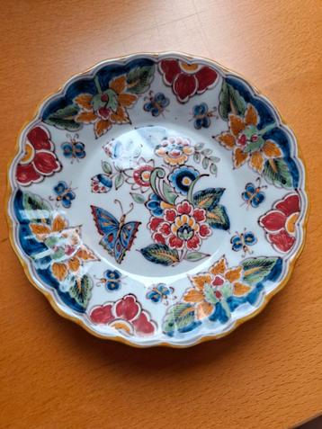 Makkum Wandbord Handbeschilderd Bloemmotief beschikbaar voor biedingen