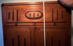Art deco handgemaakte eiken houten kast 178x100x40 cm, Ophalen