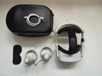 Meta Quest 2 met Kiwi Elitestrap (incl. batt pack) en Koffer, Ophalen of Verzenden, Gebruikt, VR-bril, Overige platformen