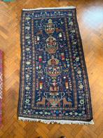 Perzisch tapijt 112x209 cm., Huis en Inrichting, Stoffering | Tapijten en Kleden, Gebruikt, 100 tot 150 cm, Blauw, 200 cm of meer