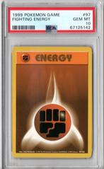 Fighting energy Psa 10 Base set unlimited, Hobby en Vrije tijd, Verzamelkaartspellen | Pokémon, Ophalen of Verzenden, Nieuw, Losse kaart