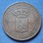 Nederlands-Indië 2½ cent 1909 Km 308.2 CK15, Verzenden, Koningin Wilhelmina, Overige waardes, Losse munt