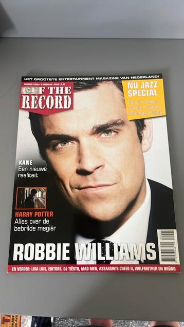 Off the Record 6 2009 Robbie Williams Harry Potter beschikbaar voor biedingen