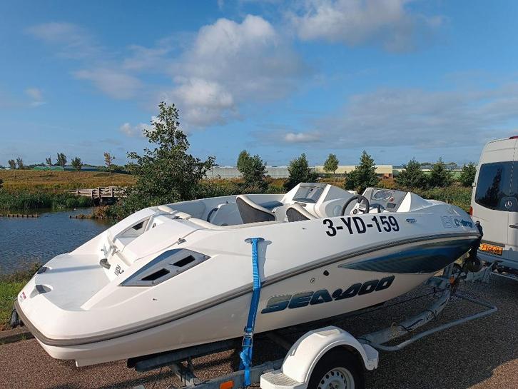SeaDoo Challenger 180 215 pk 2009, Watersport en Boten, Speedboten, Gebruikt, 6 meter of meer, Benzine, 200 pk of meer, Polyester
