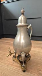 Tin met koper kraantjespot, Antiek en Kunst, Antiek | Tin, Ophalen
