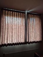 Overgordijnen beige/zilver, Ophalen, Gebruikt, 200 cm of meer, Beige