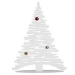 Alessi Kerstboom Bark for Christmas Wit BM06 / 30 cm nieuw., Nieuw, Ophalen of Verzenden