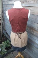 Jurk bruin/ camel Massimo Dutti mt S/30 Vaste prijs AANBIEDI, Ophalen of Verzenden, Zo goed als nieuw, Maat 36 (S), Bruin