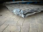 Dakpanplaten zwart 225cm - 50% korting!, Doe-het-zelf en Verbouw, Dakpannen en Dakbedekking, Gebruikt, Zwart, Minder dan 5 m²