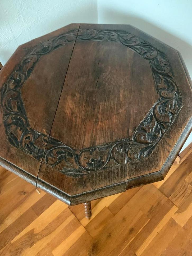 Twee antieke tafeltjes, Antiek en Kunst, Antiek | Meubels | Tafels, Ophalen