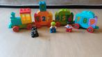 Lego duplo 10847 getallentrein, compleet, zo goed als nieuw, Ophalen of Verzenden, Zo goed als nieuw, Duplo