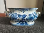 Delfts blauw bloempot/vaas, Antiek en Kunst, Ophalen of Verzenden