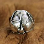 Duiveltjes Kont Ring - 925 Zilver, Beyondthepaintingstudio@gmail.com, Nieuw, Dame of Heer, Zilver