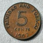 Trinidad en Tobago 5 cents 1967, Verzenden, Midden-Amerika