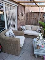 WICKER LOUNGESET ( HOEZEN MOETEN VERVANGEN  ), Tuin en Terras, Tuinsets en Loungesets, Ophalen, Zo goed als nieuw, Wicker, Bank