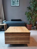 Mooie salontafel hout 55x55, Gebruikt, Ophalen of Verzenden