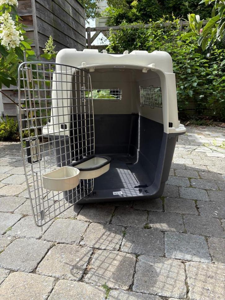 Flamingo Transportbox XL Nomad hond, Dieren en Toebehoren, Transportboxen, Zo goed als nieuw, Ophalen