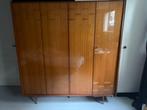 Vintage jaren 60 kast, gerestaureerd, Ophalen, Zo goed als nieuw, 150 tot 200 cm, Overige houtsoorten