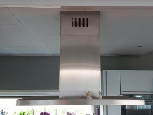 afzuigkap BEKO eiland BSWI90I, Witgoed en Apparatuur, Afzuigkappen, Gebruikt, Eilandschouwkap, Motor, Recirculatie, Ophalen