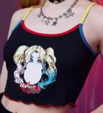 NIEUW! Romwe; Harley Quinn crop-top; maat L, Kleding | Dames, Zwart, Maat 42/44 (L), Nieuw, Ophalen of Verzenden