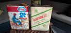 Oude Olieblikken Esso & Castrol, Antiek en Kunst, Ophalen of Verzenden