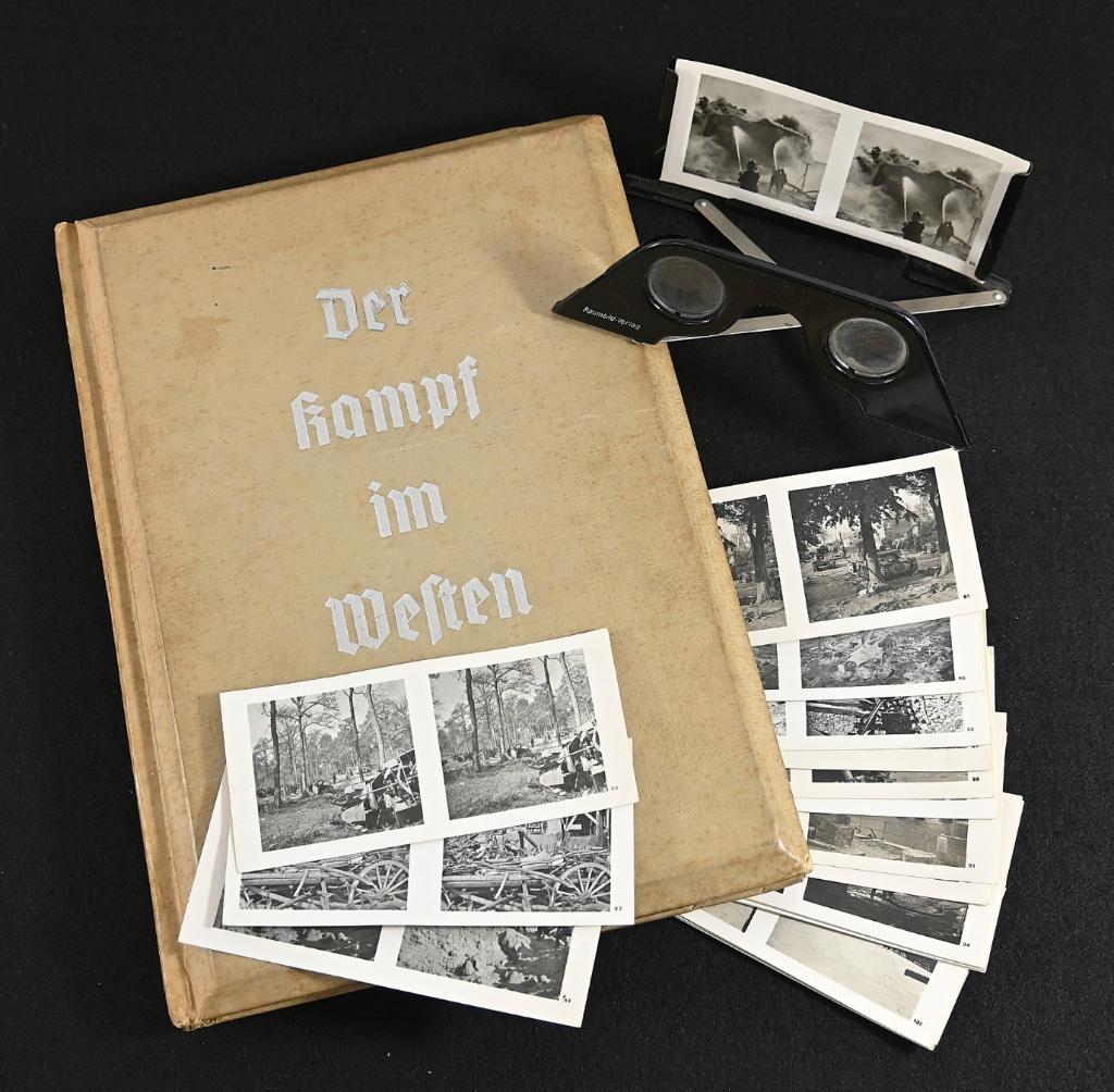 'Der Kampf im Westen' Raumbildalbum, Verzenden, Landmacht, Duitsland, Boek of Tijdschrift