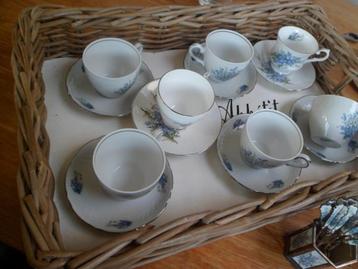 Koffie-thee servies Vergeet me nietjes Arzberg beschikbaar voor biedingen