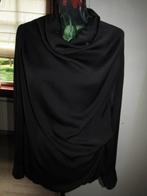 E730 MARK mt 38 blouse blouson zwart watervalhals, Kleding | Dames, Blouses en Tunieken, Maat 38/40 (M), Verzenden, Zwart, Mark