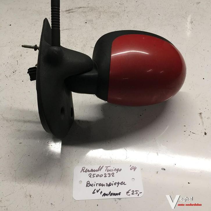 Renault Twingo 1.2 2004 2500232  Buitenspiegel Linksvoor met, Auto-onderdelen, Spiegels, Gebruikt, Ophalen of Verzenden