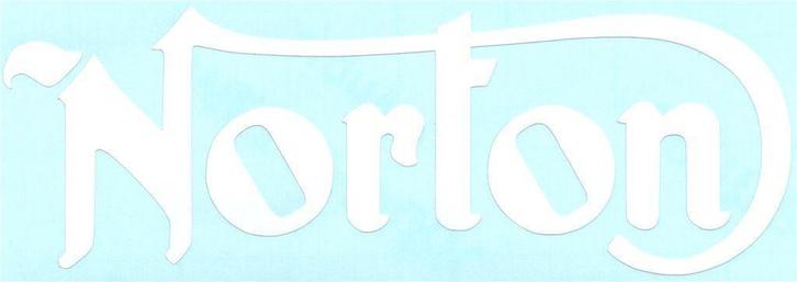 Norton sticker #3, Motoren, Accessoires | Stickers, Verzenden