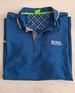 Hugo Boss Polo, Kleding | Heren, Maat 52/54 (L), Blauw, Ophalen of Verzenden, Zo goed als nieuw