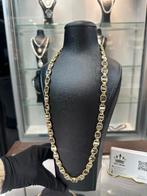 18k Gouden Platte Magnum Ketting, Ophalen of Verzenden, Nieuw, Goud