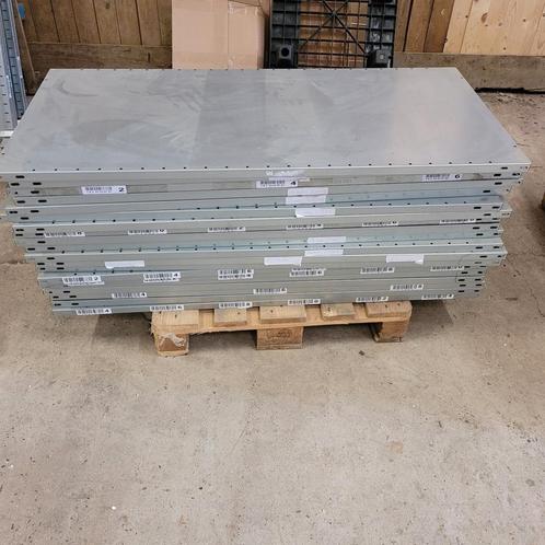 Complete set metalen stellingrekken – 5 rekken, 25 legborden, Zakelijke goederen, Kantoor en Winkelinrichting | Magazijn, Stelling en Opslag