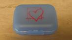 Tupperware Smartclipdoos Lunchdoos Midi Blauw met hart NIEUW, Ophalen of Verzenden, Nieuw, Rood, Overige typen
