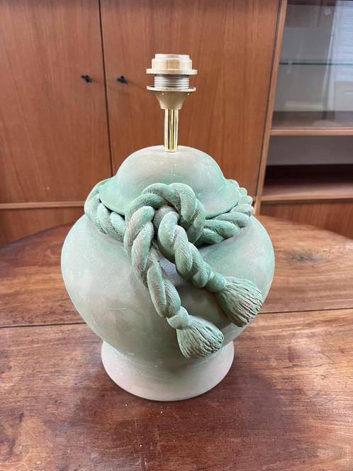 Molde Portugal vintage aardewerk tafellamp 43 cm, Huis en Inrichting, Lampen | Tafellampen, Zo goed als nieuw, Minder dan 50 cm