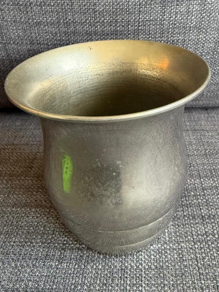 verzilverd potje G. Bredemeyer Hilversum industrieel erfgoed, Antiek en Kunst, Antiek | Goud en Zilver, Ophalen of Verzenden