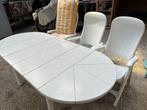 Alibert tuinset (6 personen), Tuin en Terras, Ophalen, Zo goed als nieuw, Kunststof, 6 zitplaatsen
