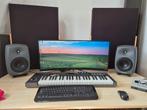 Genelec 8240A (paar) + GLM 1.0, Audio, Tv en Foto, Gebruikt, 120 watt of meer, Front, Rear of Stereo speakers, Ophalen