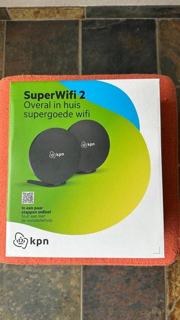 KPN SuperWifi 2 (ZWART) MESH compleet, 100% OK en NIEUW (2x) beschikbaar voor biedingen