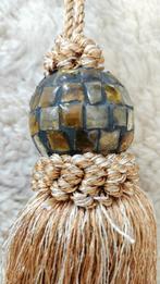 1 gordijn embrasse, bol met glas stukjes, Huis en Inrichting, Woonaccessoires | Overige, Ophalen of Verzenden, Gebruikt