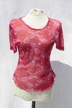 Roze gaas t-shirt.Mt 40.Merk Chaloc, Kleding | Dames, T-shirts, Maat 38/40 (M), ., Ophalen of Verzenden, Zo goed als nieuw