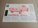 Test (uit oud tijdschrift) Datsun 100/120A (1975), Auto's, Gebruikt, Verzenden