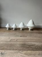 Plafonniere | Art Deco | Eikel | Jaren 30 Stijl | Set, Huis en Inrichting, Lampen | Plafondlampen, Ophalen, Gebruikt, Glas, Art Deco