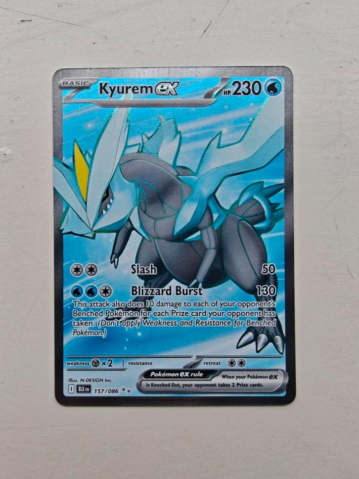 Kyurem EX 157/086 - Black Bolt - Pack Fresh, Hobby en Vrije tijd, Verzamelkaartspellen | Pokémon, Nieuw, Losse kaart, Ophalen of Verzenden