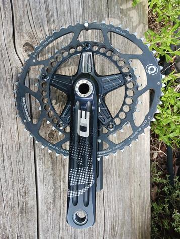 Te koop aangeboden: Rotor 3D crankset met ovaal tandwiel 53t beschikbaar voor biedingen