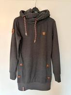 Naketano hoody, antraciet, lang model, maat M, Kleding | Dames, Truien en Vesten, Maat 38/40 (M), Ophalen of Verzenden, Grijs