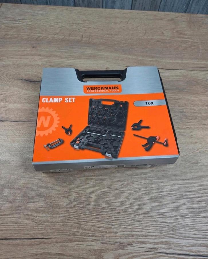 Werckmann Klemmen Set - 16 Delig - Nieuw, Doe-het-zelf en Verbouw, Gereedschap | Handgereedschap, Nieuw, Ophalen of Verzenden