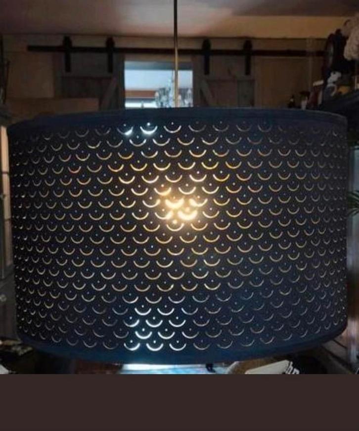 Ikea Lampenkap - Hemma Nymö, Huis en Inrichting, Lampen | Lampenkappen, Zo goed als nieuw, 25 tot 50 cm, Rond, Zwart, Ophalen